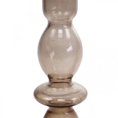 Floristik24 Candelabro de cristal candelabro de palo candelabro 18,5 cm 2 piezas