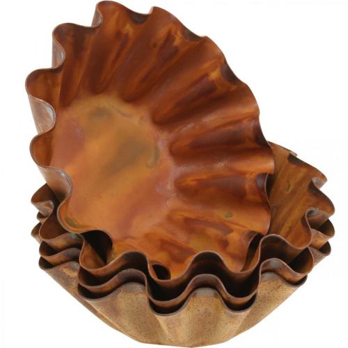 Artículo Molde para pasteles, portavelas, placa de metal, rejilla de acero inoxidable Ø11,5cm H4cm 4ud
