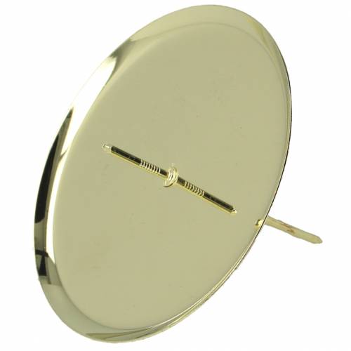 Portavelas oro Ø8cm 4 piezas