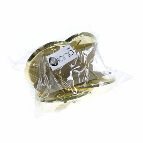 Artículo Portavelas oro Ø6cm 4 piezas