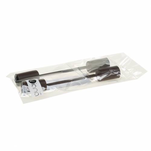 Artículo Portavelas para velas de palo marrón Ø2,3cm H14cm 4 piezas