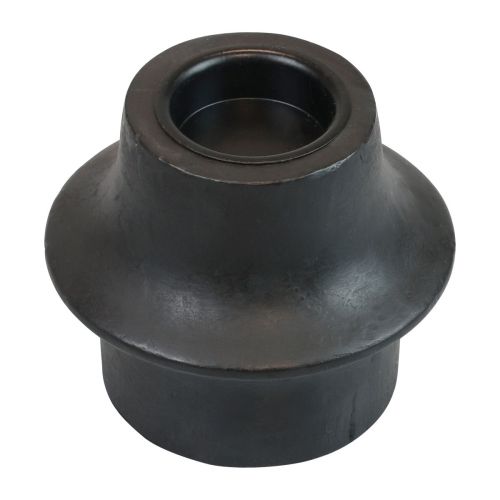 Floristik24 Portavelas portavelas negro cerámica Ø12cm H9cm