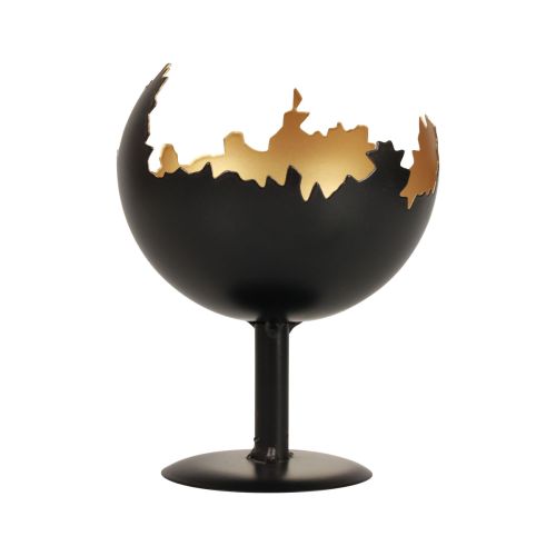 Floristik24 Decoración de mesa portavelas navideño metal 15,5cm Ø12cm