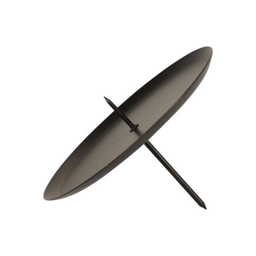 Artículo Portavelas enchufable negro Portavelas de Adviento Ø6cm 4 piezas