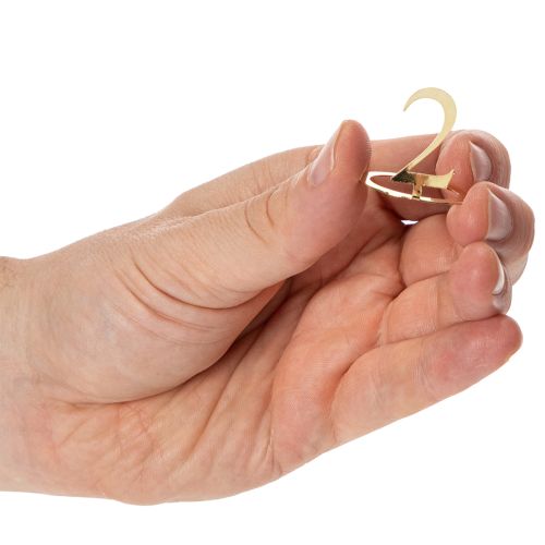 Anillos para velas cónicas, juego de números para corona de Adviento, 3 cm, 4 unidades | Floristik24.es