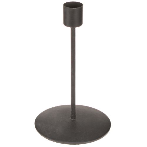 Floristik24 Candelabro de metal marrón antiguo H16cm 2 piezas