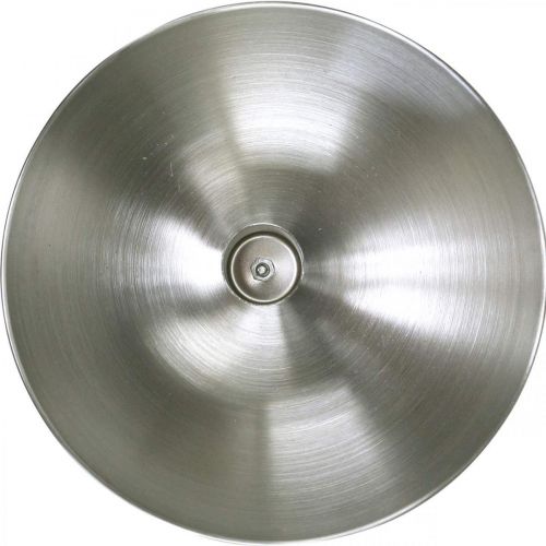 Artículo Candelero plata candelero metal Ø15 H7.5cm