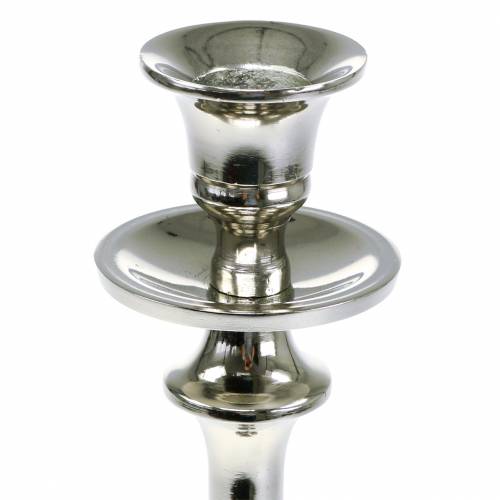 Floristik24 Candelero plateado A35cm