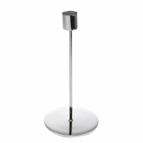 Floristik24 Candelabro Ø5cm H11cm plata 4pcs