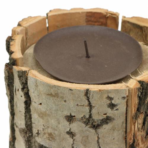 Floristik24 Candelero madera Ø13cm H16cm