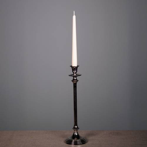Floristik24 Candelero plateado A35cm