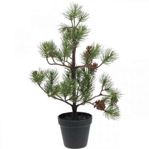 Floristik24 Pino artificial en maceta Árbol de Navidad con piñas 52cm