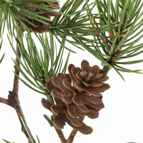 Floristik24 Pino artificial en maceta Árbol de Navidad con piñas 52cm