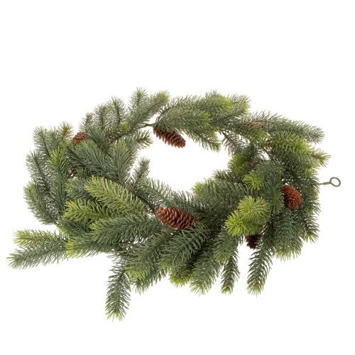 Rama de pino decorativa, guirnalda artificial para arreglos invernales, 190 cm. | Floristik24.es