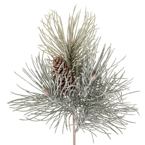 Rama de pino artificial con piñas, de invierno, 40 cm. comprar | Floristik24.es