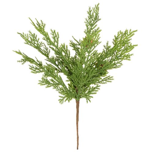 Rama de pino artificial con piñas, 28 cm, 6 unidades | Floristik24.es