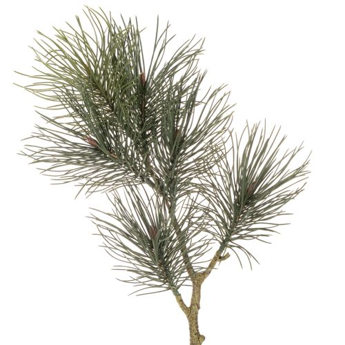 Rama de pino artificial para decoración de mesas y jarrones, 70 cm.