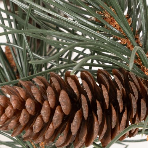 Rama de pino artificial con piñas, decoración para salón, 93 cm. | Floristik24.es