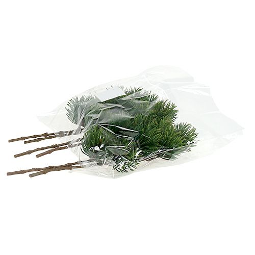 Floristik24 Rama de pino verde artificial H30cm 6pcs