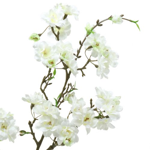 Artículo Rama de flor de cerezo blanca 105cm