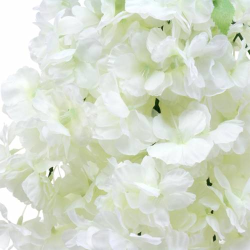 Artículo Rama de cerezo en flor con 5 ramas artificial blanca 75cm