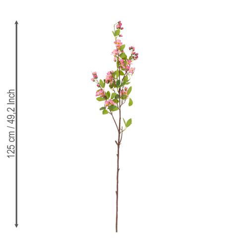 Artículo Rama artificial de flor de cerezo, acentos primaverales para el hogar, 125 cm