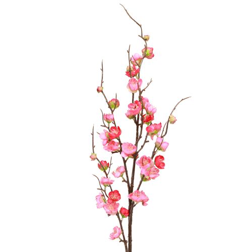 Artículo Rama de flor de cerezo artificial decorativa, color rosa oscuro, 96 cm, 2 unidades