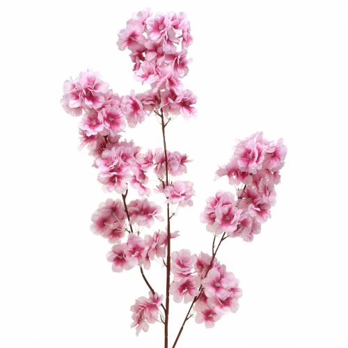 Floristik24 Rama de flor de cerezo artificial rosa 104cm
