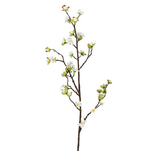 Rama de flor de cerezo blanca 95cm