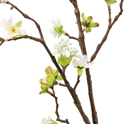 Artículo Rama de flor de cerezo blanca 95cm