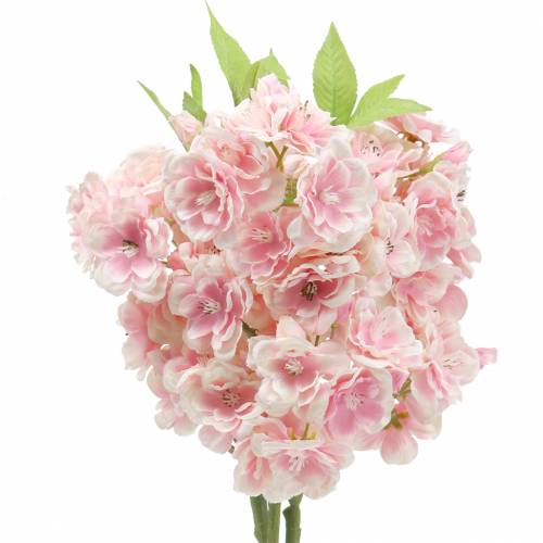 Floristik24 Rama de flor de cerezo rosa 44cm 3uds