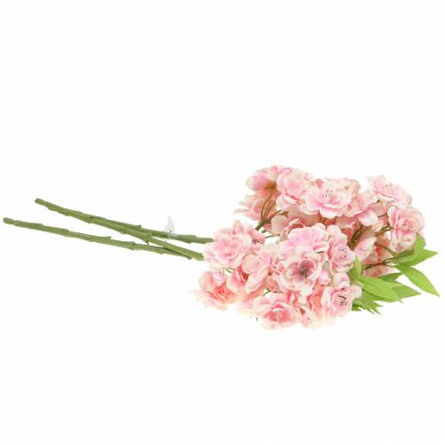 Floristik24 Rama de flor de cerezo rosa 44cm 3uds