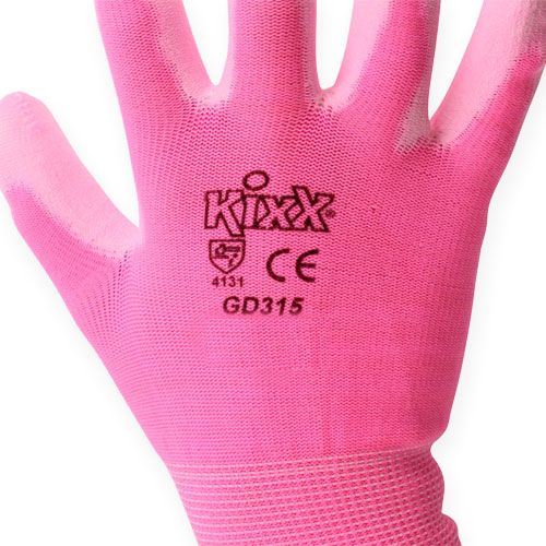 Artículo Guantes de jardín Kixx talla 8 rosa, rosa