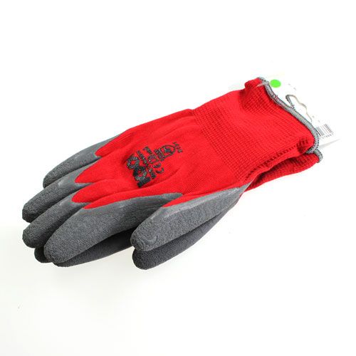 Artículo Kixx guantes de jardín de nailon talla 11 rojo, gris