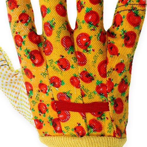 Floristik24 Guantes de jardinería Kixx con motivos de frutas talla 8