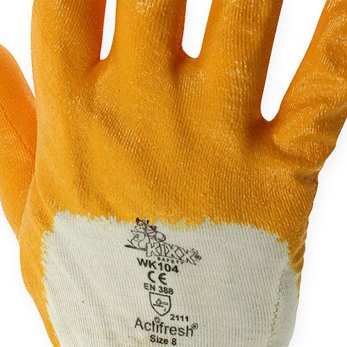 Artículo Guantes de trabajo Kixx talla 8 amarillos