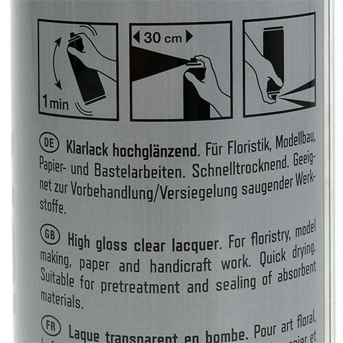 Floristik24 Barniz transparente spray 400ml