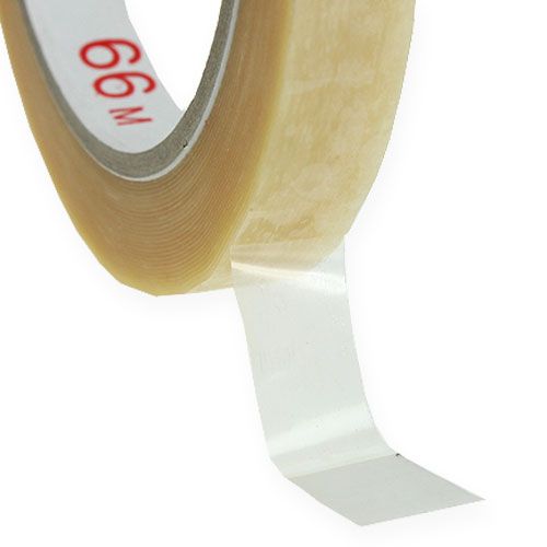 Floristik24 Cinta adhesiva 12mm x 66m PVC neutro 12uds