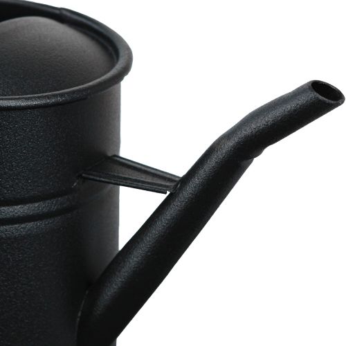 Artículo Regadera decorativa pequeña metal negro 30x13x17cm 1,7l