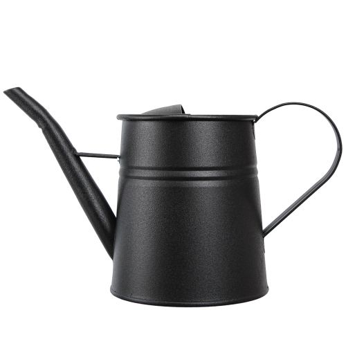 Artículo Regadera decorativa pequeña metal negro 30x13x17cm 1,7l