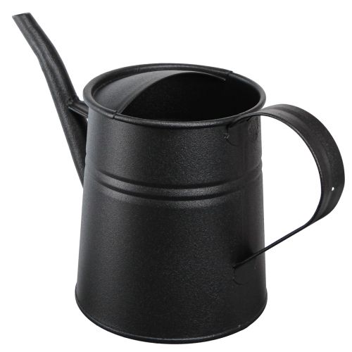 Artículo Regadera decorativa pequeña metal negro 30x13x17cm 1,7l