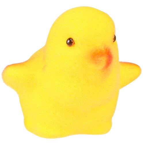 Artículo Pequeños pollitos de Pascua amarillo naranja flocados Al.4,5 cm 18 piezas