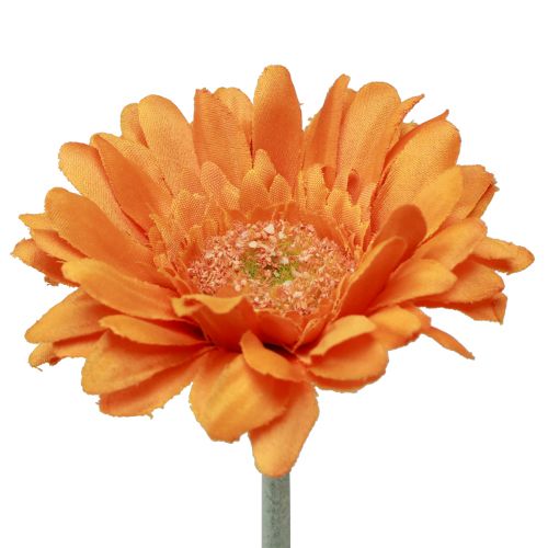 Artículo Flores artificiales Gerbera Naranja 45cm