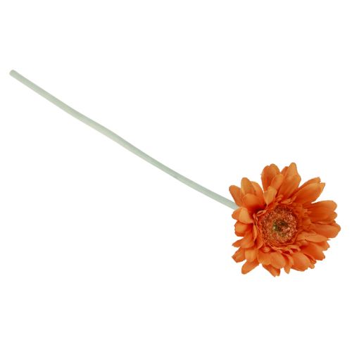 Floristik24 Flores artificiales Gerbera Naranja 45cm