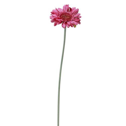 Artículo Flores artificiales Gerbera Rosa 45cm