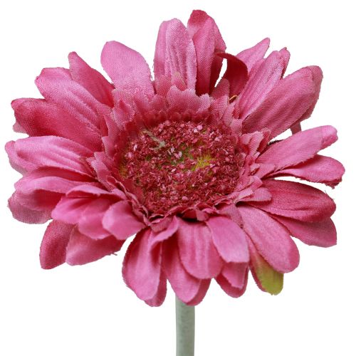 Artículo Flores artificiales Gerbera Rosa 45cm