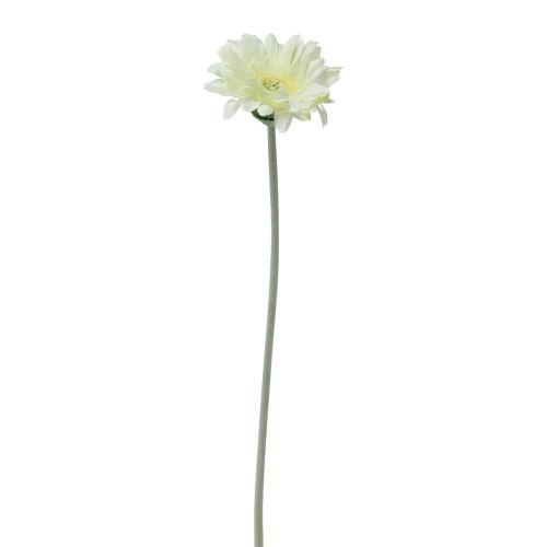 Floristik24 Flores Artificiales Gerbera Blanca 45cm