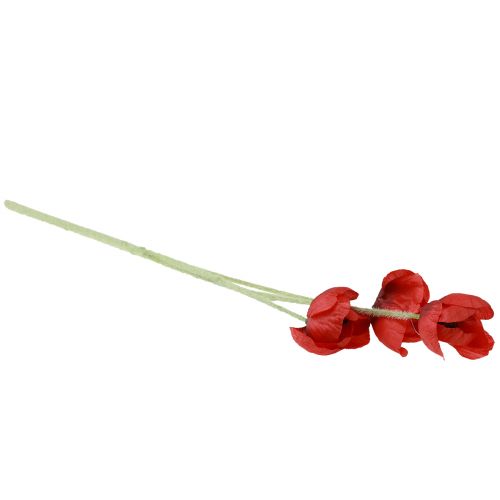 Artículo Flores artificiales amapola roja 50cm