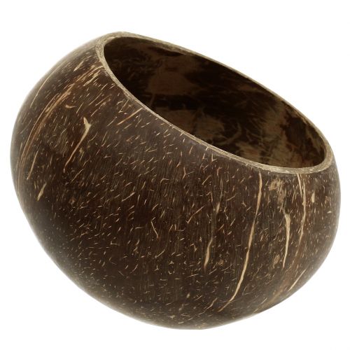 Floristik24 Cáscaras de coco pulidas naturales 5 piezas