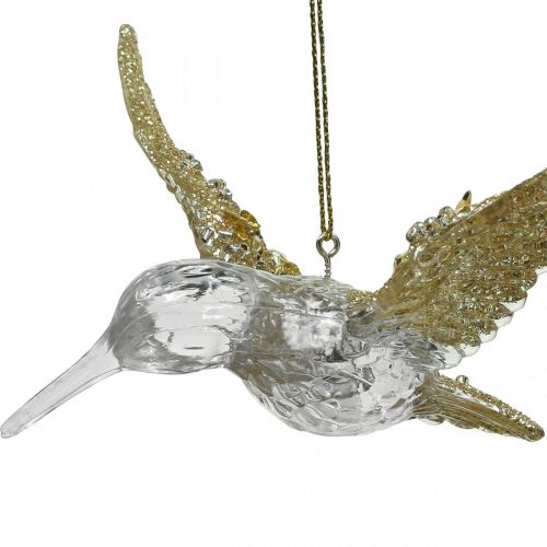 Floristik24 Adornos para árboles de Navidad pájaro colgante de colibrí 11,5/14 cm juego de 2